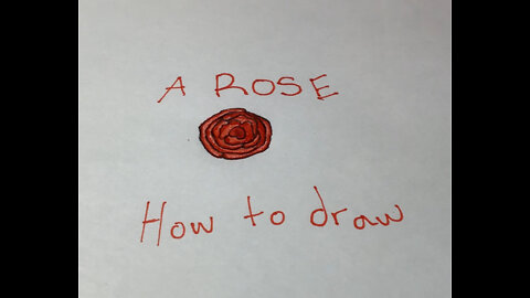 How to Draw a Rose