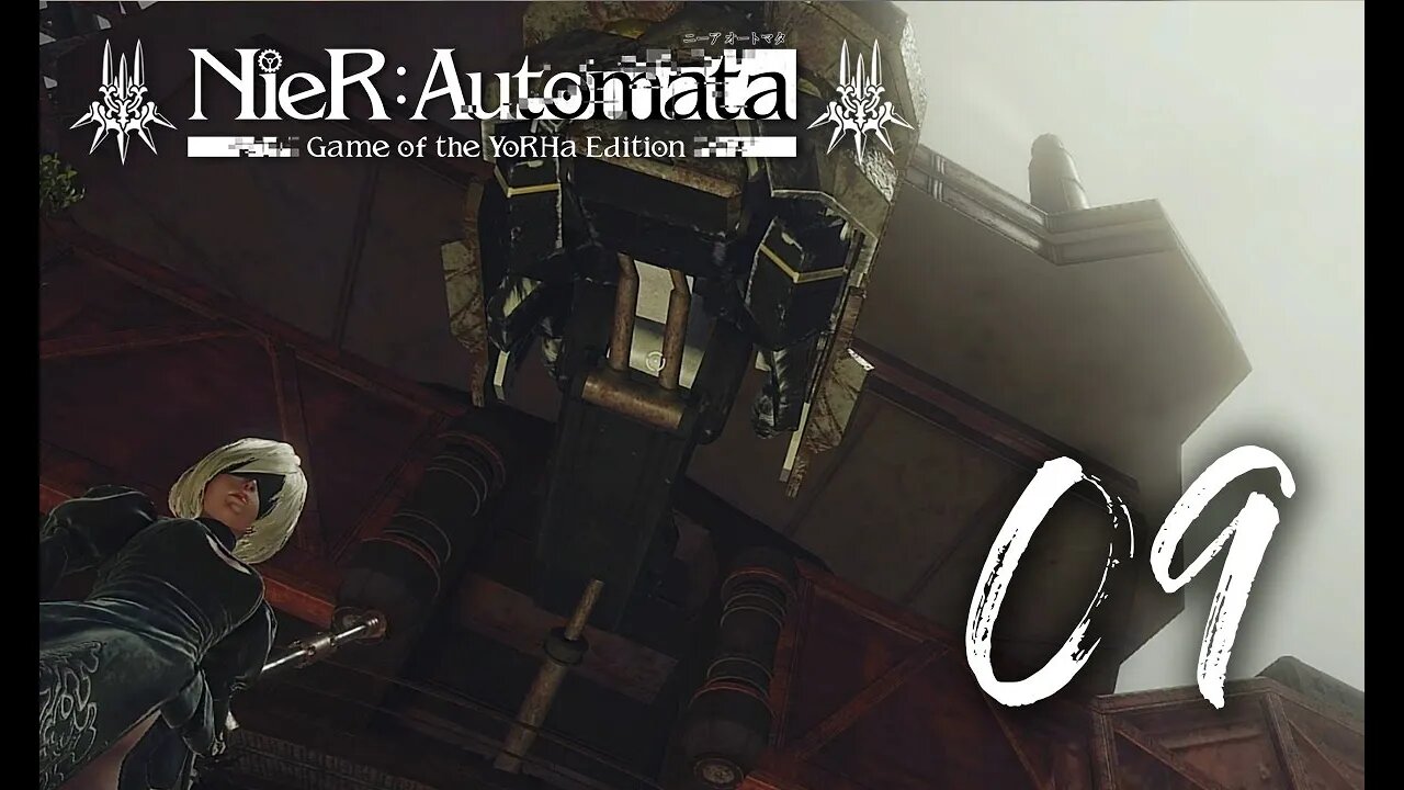 Saving Engels | Nier: Automata | Blind PS4 Gameplay 09 | SpliffyTV