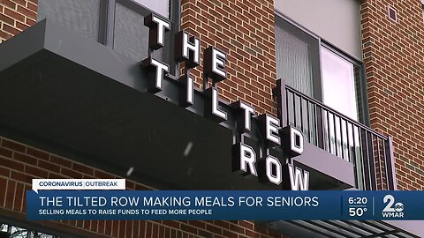 Tilted Row in Bolton Hill feeding seniors in the area amid COVID-19 pandemic