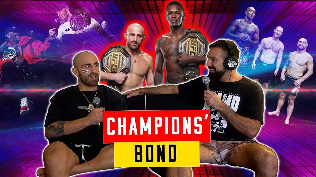 Alexander Volkanovski and Israel Adesanya's bond bewteen champions is different! HBH CLIPS #91