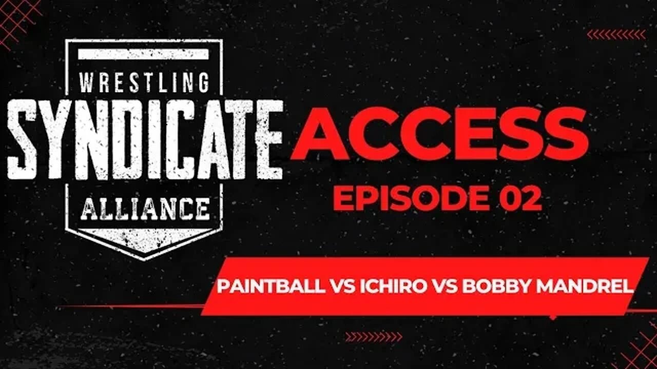 SWA Access 02 | Triple Threat:Paintball vs Ichiro vs Bobby Mandrel | WWE2K22