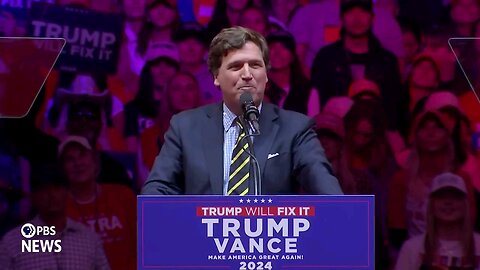 Here's Tucker Carlson's complete 9 minute speech from Madison Square Garden