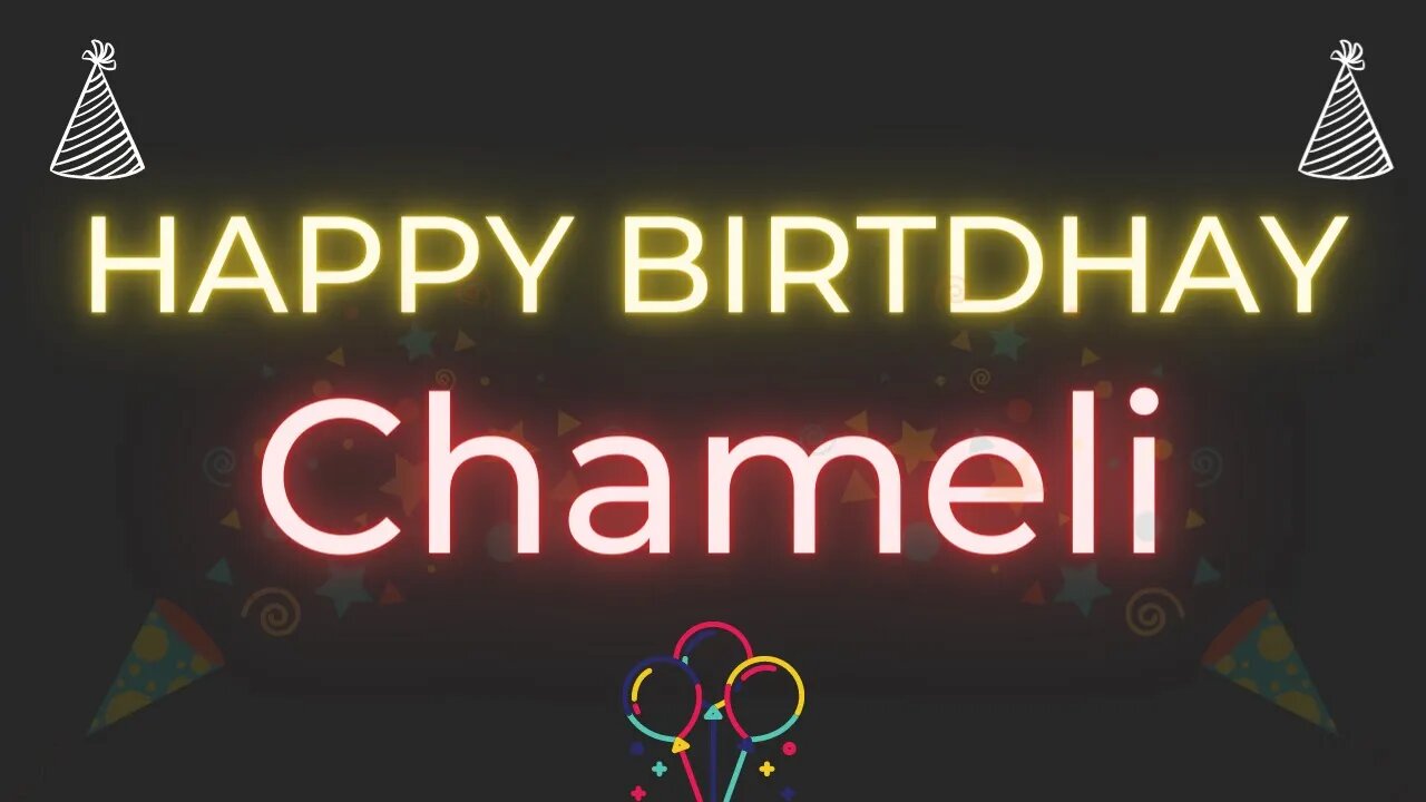 Happy Birthday to Chameli - Birthday Wish From Birthday Bash