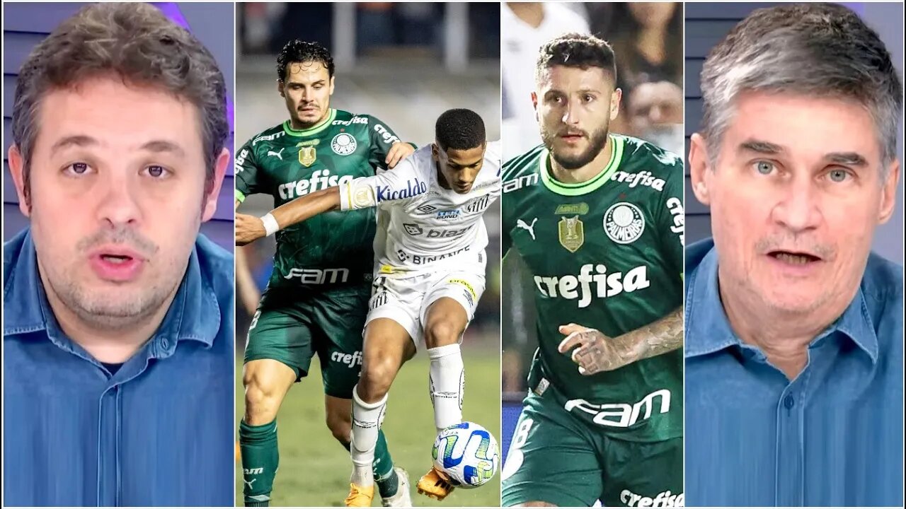 "Gente, o Palmeiras NÃO VENCEU o Santos, mas é o ÚNICO TIME que..." VEJA DEBATE após 0 a 0!