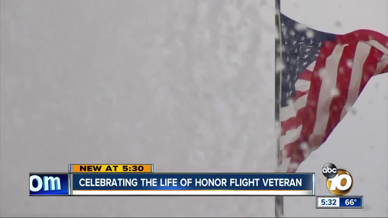 Honor Flight celebrates life of WWII veteran who passed away on trip