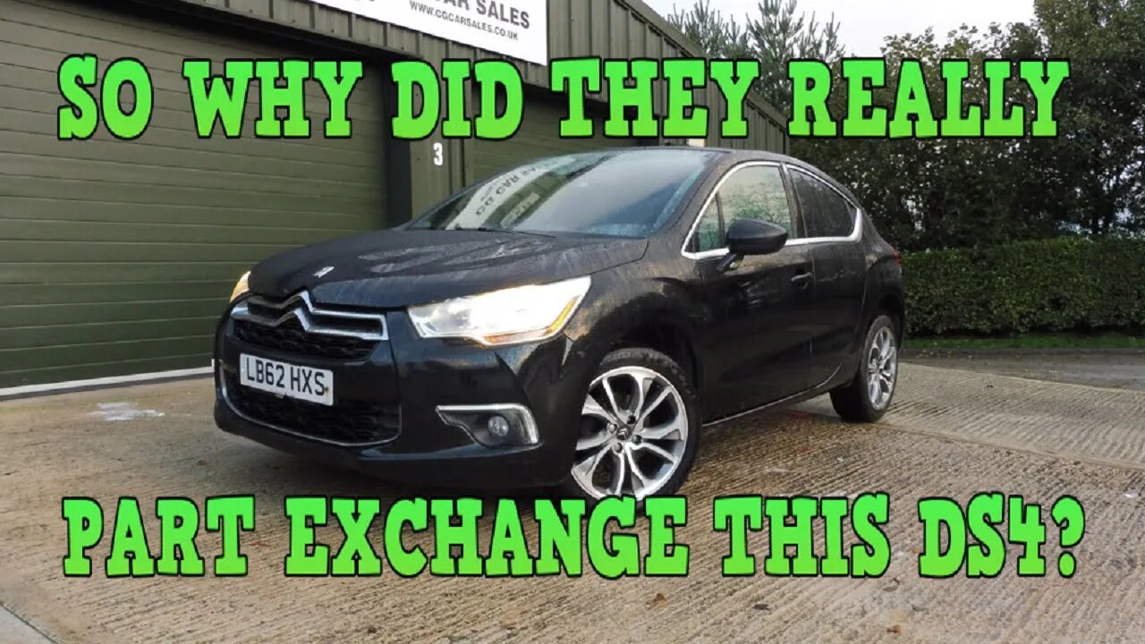 Let's find out why is was Part Exchanged CHEAP!