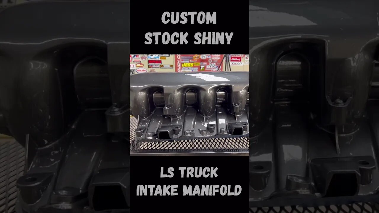 Custom Shiny Stock LS Truck Intake Manifold! #shorts