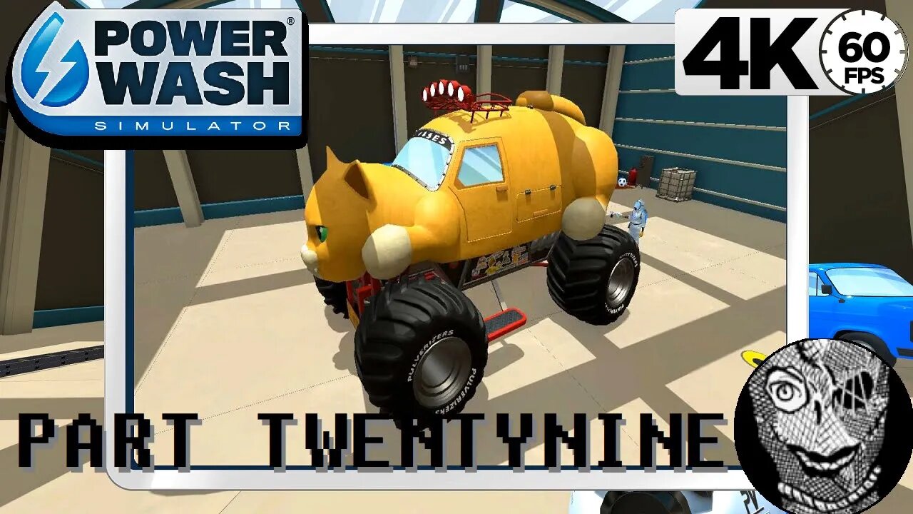 (PART 29) [Clean the Monster Truck] PowerWash Simulator 4k60