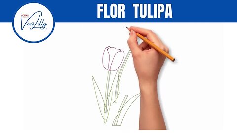 COMO DESENHAR | FLOR TULIPA | PASSO A PASSO. MUITO FÁCIL