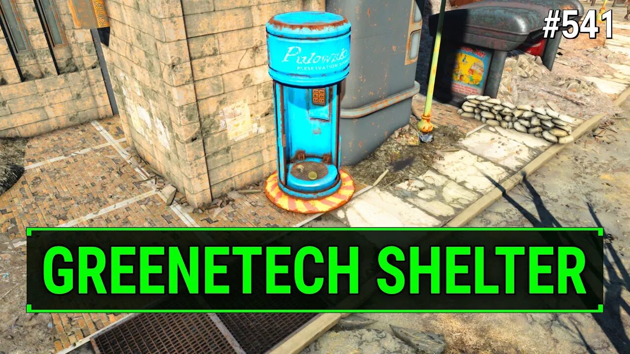 Fallout 4 Unmarked - Exploring the Greenetech Shelter | Ep. 541