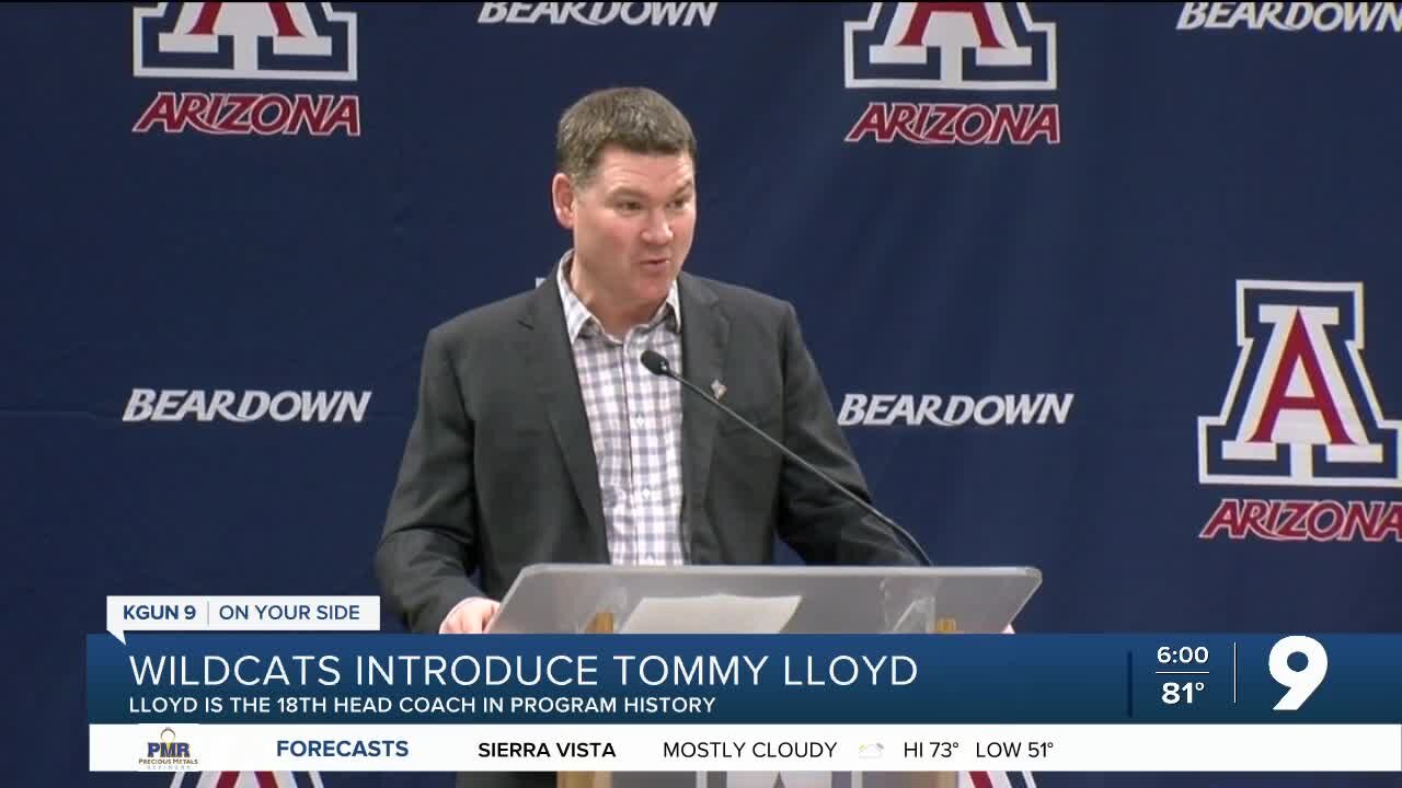 Wildcats introduce Tommy Lloyd
