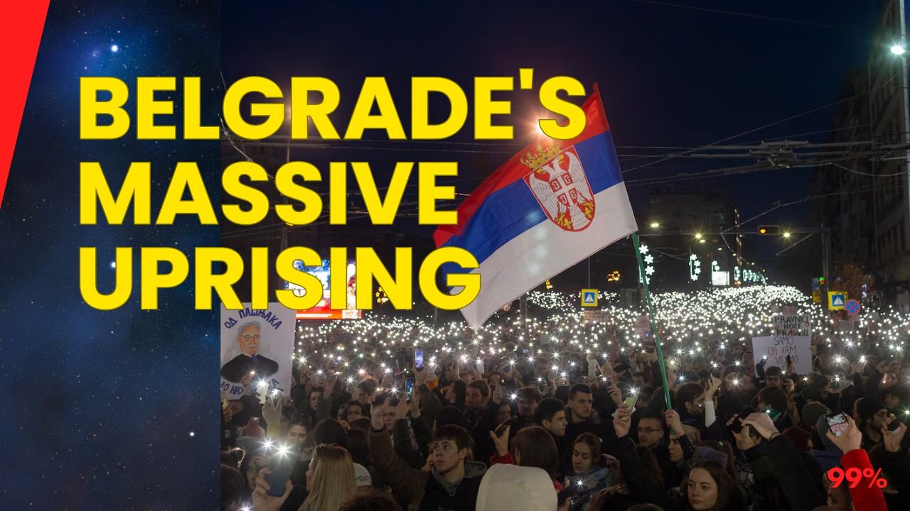 Serbia Erupts: Massive Crowds Demand Vucic's Ouster in Belgrade Protest!