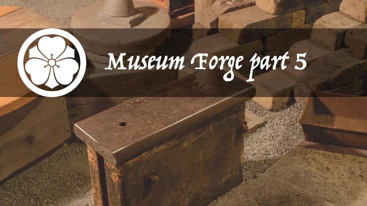 Museum Forge part 5/7 - making 475lb. anvil from scrap