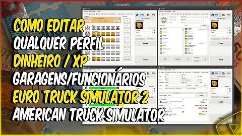 COMO COLOCAR DINHEIRO E XP NO EURO TRUCK SIMULATOR 2 E AMERICAN TRUCK SIMULATOR