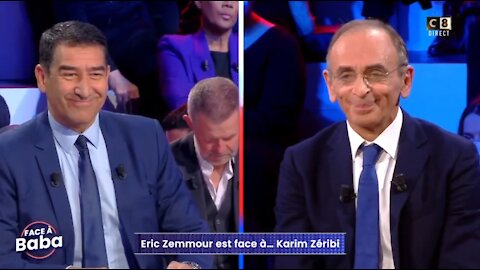 Vidéo 06/12 - Éric Zemmour répond à Karim Zéribi (invités à Face à Baba sur C8 le 16 décembre 2021)
