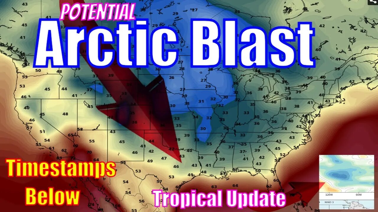 Potential Arctic Blast Coming Bringing Freezing Temperatures! - The WeatherMan Plus