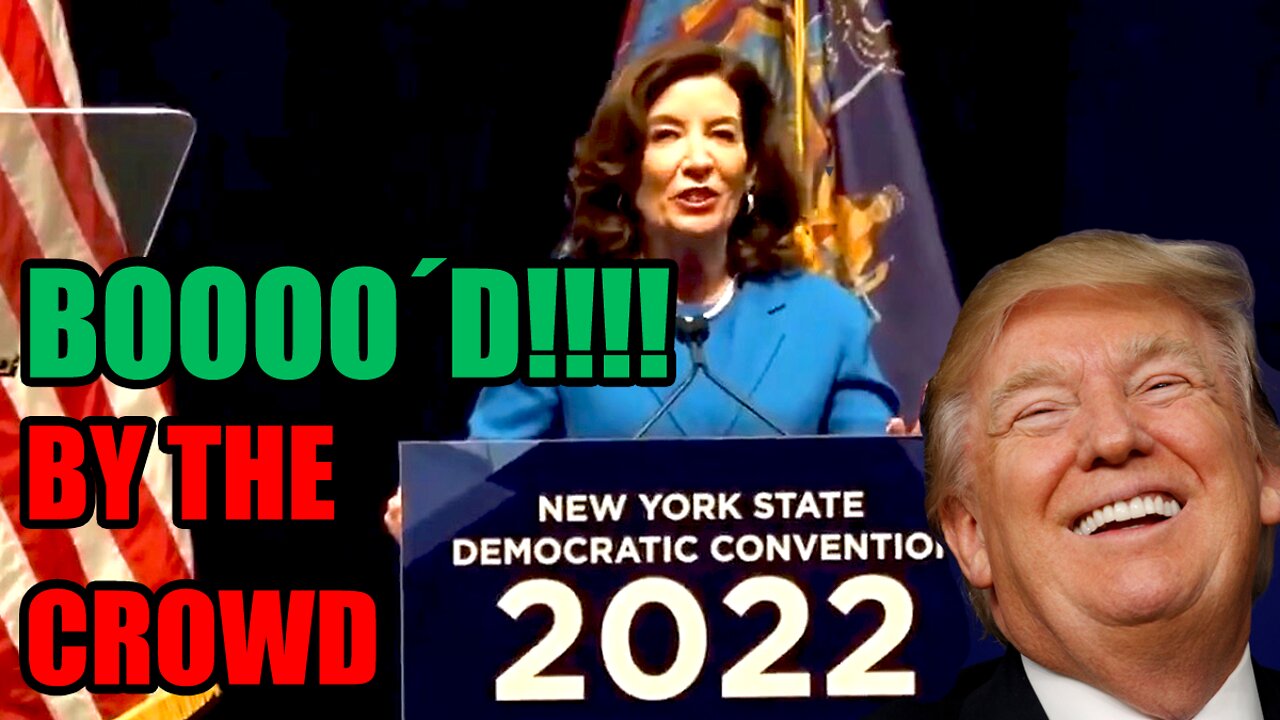 Crowd BOOs Democrat Kathy Hochul For 4 Minutes Straight