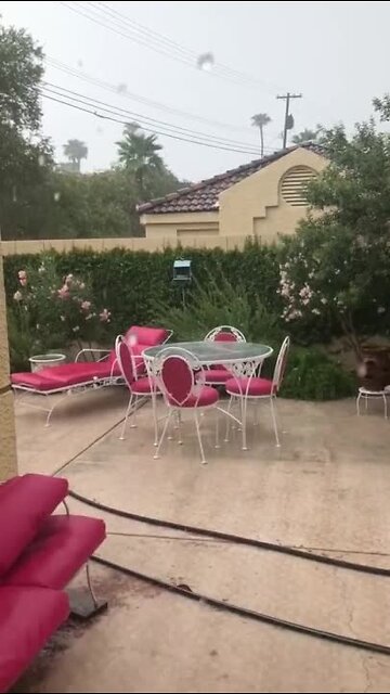 Decatur and Meadows Lane rain