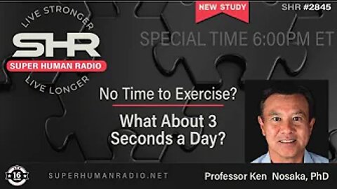 No Time to Exercise? What About 3 Seconds a Day?