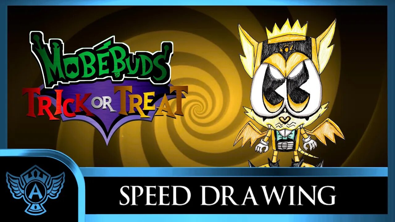 Speed Drawing: MobéBuds Trick or Treat - Pikarotti | A.T. Andrei Thomas 2023