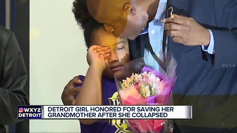 9 year-old receives civilian citation award for her quick thinking actions to save her grandmother