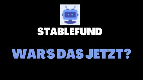 WAR'S DAS JETZT? - STABLEFUND | 2022 (Deutsch)