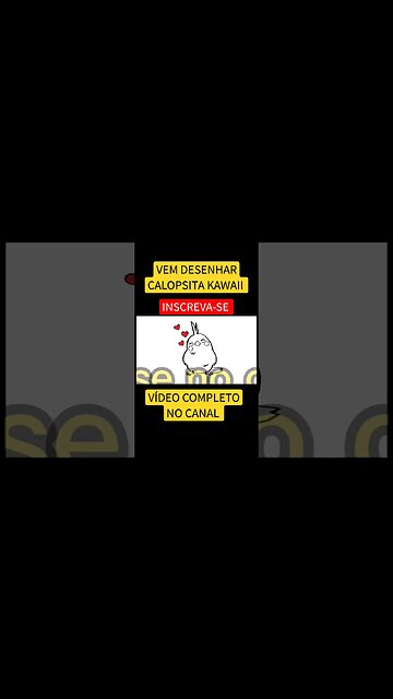COMO DESENHAR CALOPSITA KAWAII FÁCIL #desenho #shorts #desenhofacil #desenholivre #desenhofofo