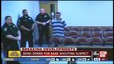 Suspected Sebring bank shooter denied bond