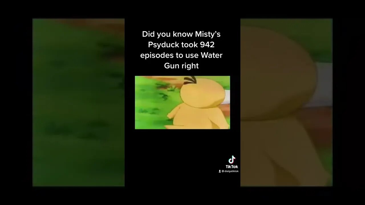 Misty Psyduck pokemon fact