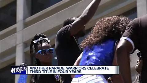 Warriors celebrate third parade in four years, aim for more
