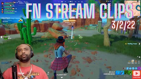 SAVAGE GAMING-YT [LIVE] FORTNITE Stream Clips 3/3/22
