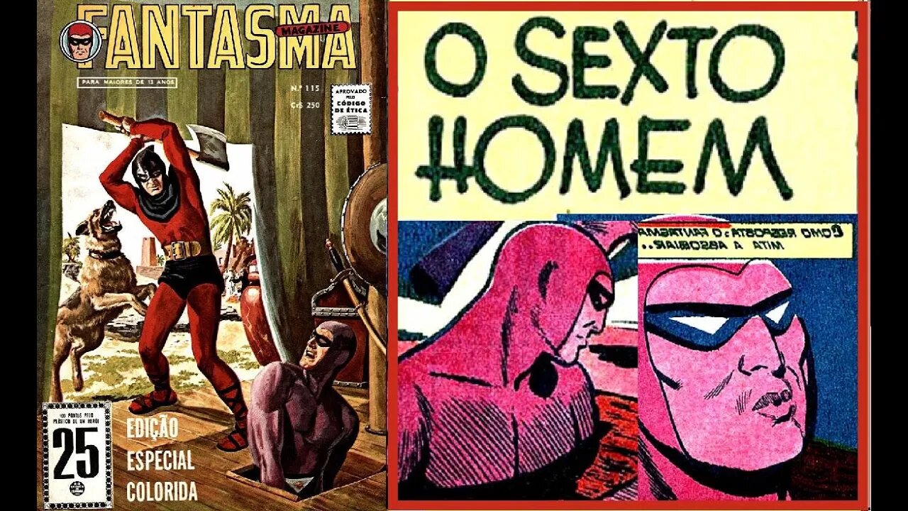 O FANTASMA 115 EM SEXTO HOMEM #museudogibi #gibi #quadrinhos #comics #historieta