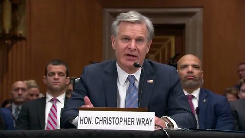 FBI Dir. Wray Warns Hamas Terrorists May "Conduct Attacks Here On Our Own Soil" Amid Open Border