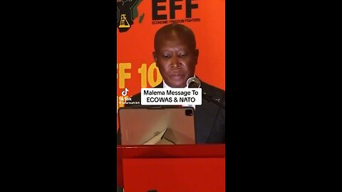 Julius Malema Peace Speech