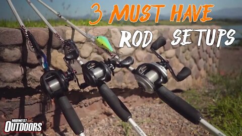 Hunter Shryock's Three Must Have Rod Setups