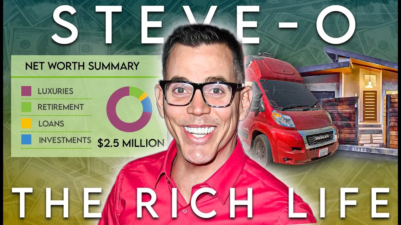 Steve-O | The Rich Life | How He Spends His $2.5 Million?