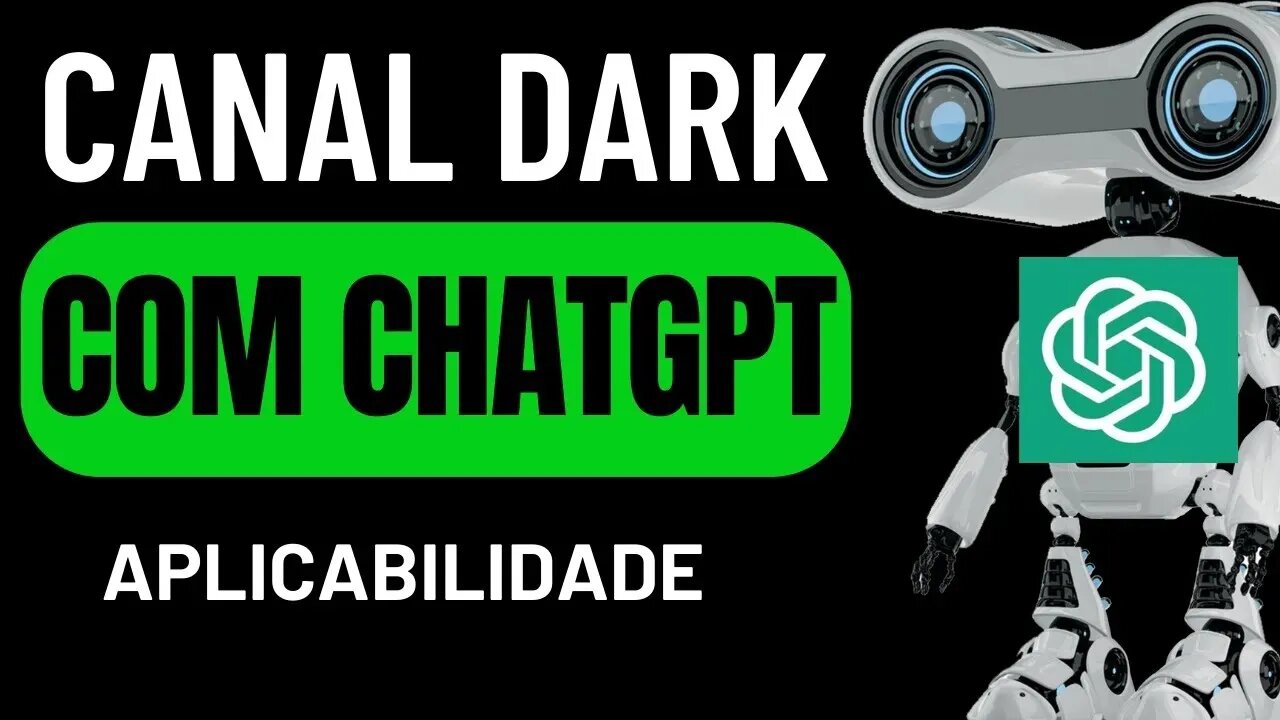 🤖[CANAL DARK] Descubra como o ChatGPT pode ser a sua fonte de renda