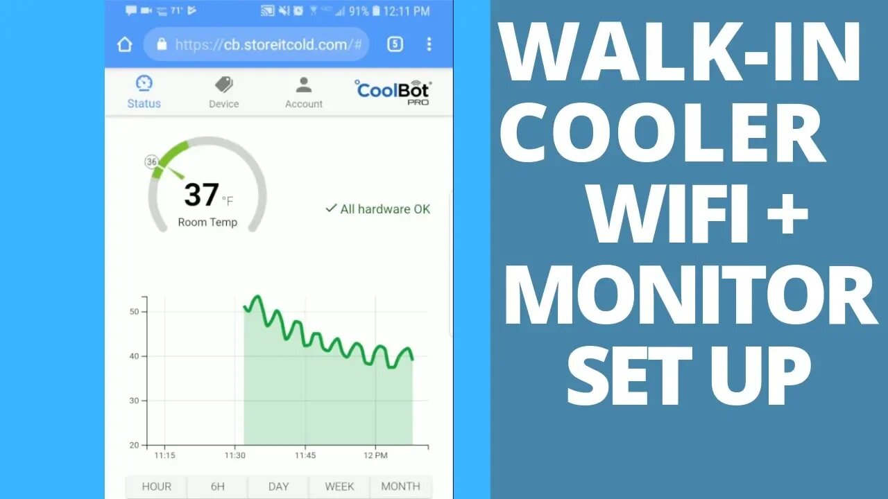 Coolbot Pro WiFi and Monitoring Guide for Walk in Cooler