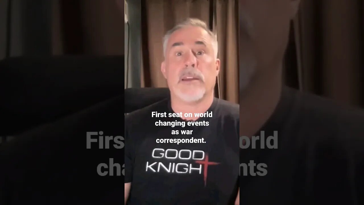 First seat on world changing events as #war correspondent. What events have you witnessed?