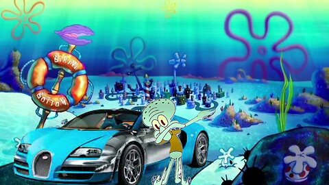 Bugatti Dreams: Squidward's Swag Symphony