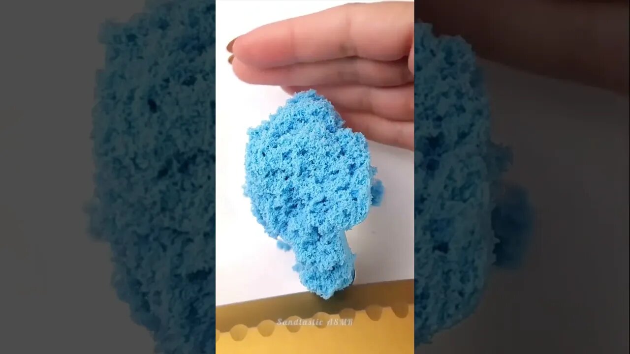 💙🍨💙Oddly Satisfying Video Most Satisfying Videos asmr Kinetic Sand #shorts #oddlysatisfying