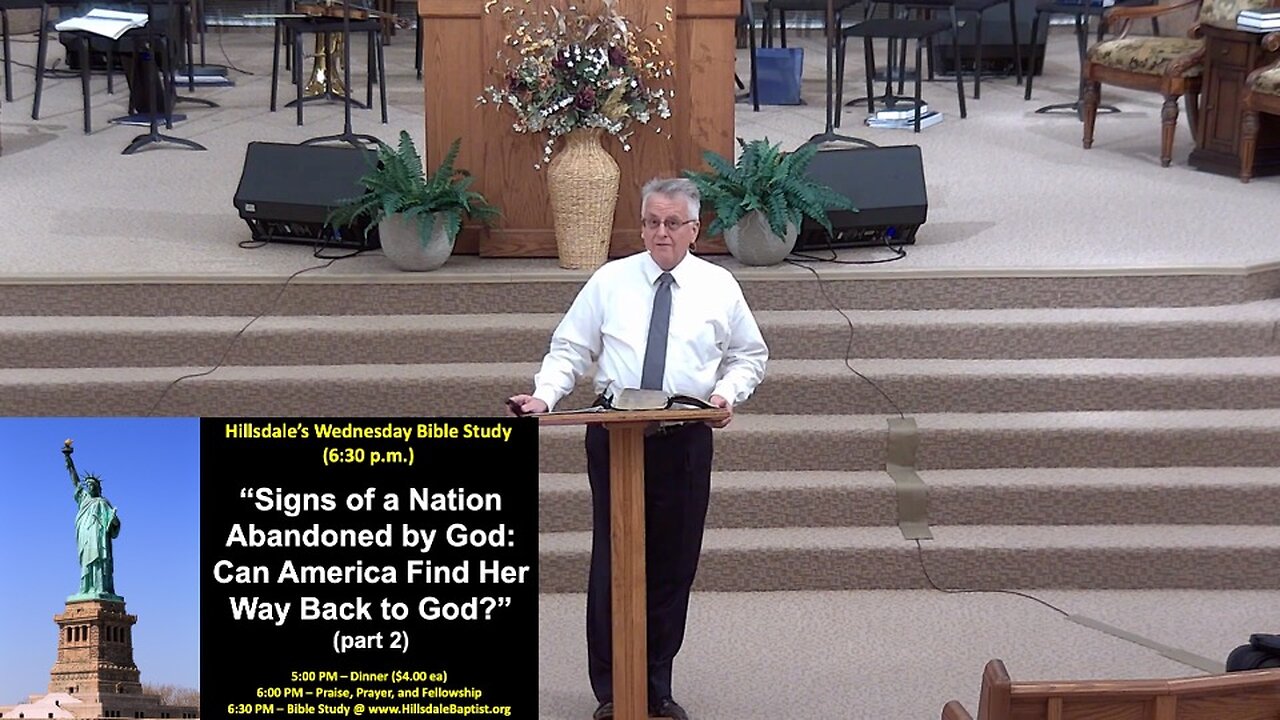 “Signs of a Nation Abandoned by God: Can America Find Her Way Back to God?” (Romans 1:18-32)