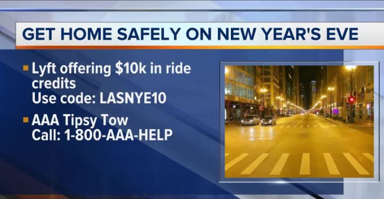 Get home safely on NYE