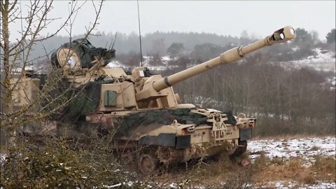 U.S. Army Artillery Conducts Simulated Fires During Combined Resolve XVI