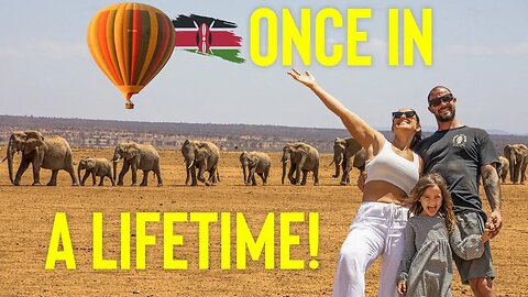 OUR BEST DAY IN KENYA EVER? | REAL MAASAI WEDDING & Balloon flight above Amboseli National Park!