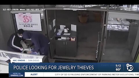 Police looking for jewelry thieves