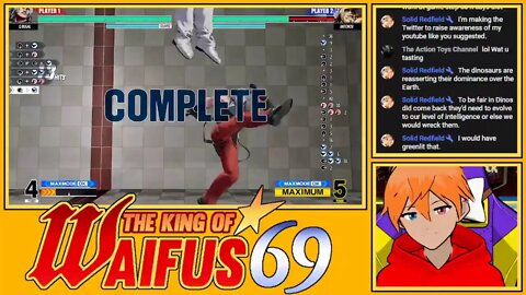 Playing King Of Fighters 15 and complaining about life with chat