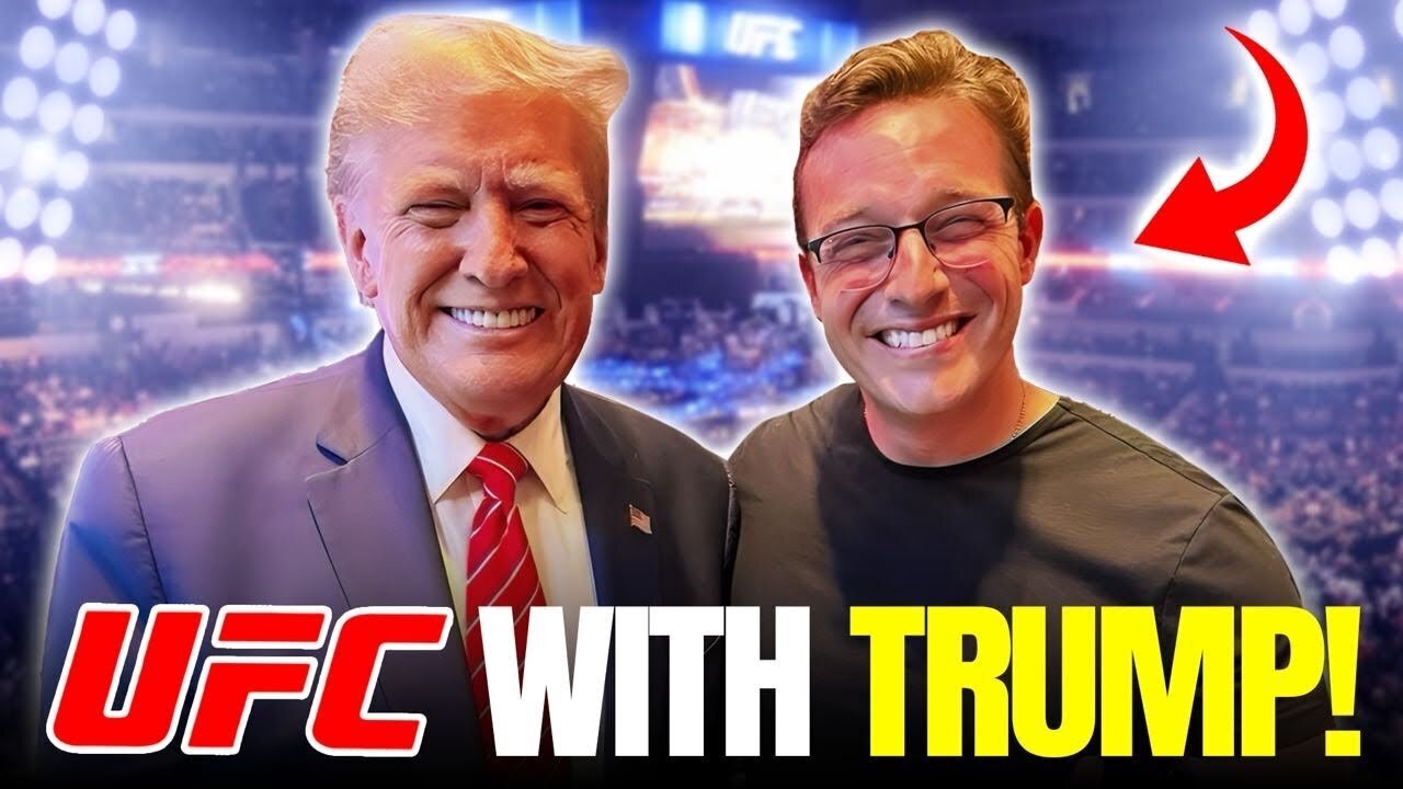 I SAT FRONT ROW AT UFC WITH DONALD TRUMP | WHAT HAPPENED NEXT IS INSANE 🔥🔥🔥