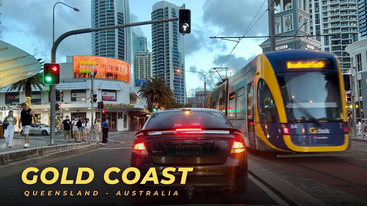 Australia: GOLD COAST 4K DRIVE || HDR - Dolby Vision || QUEENSLAND