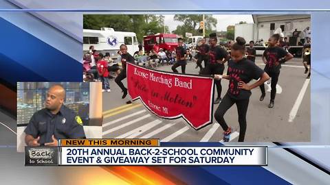 Detroit Firefighters to Host 20th Annual Back 2 School Giveaway Saturday, August 26